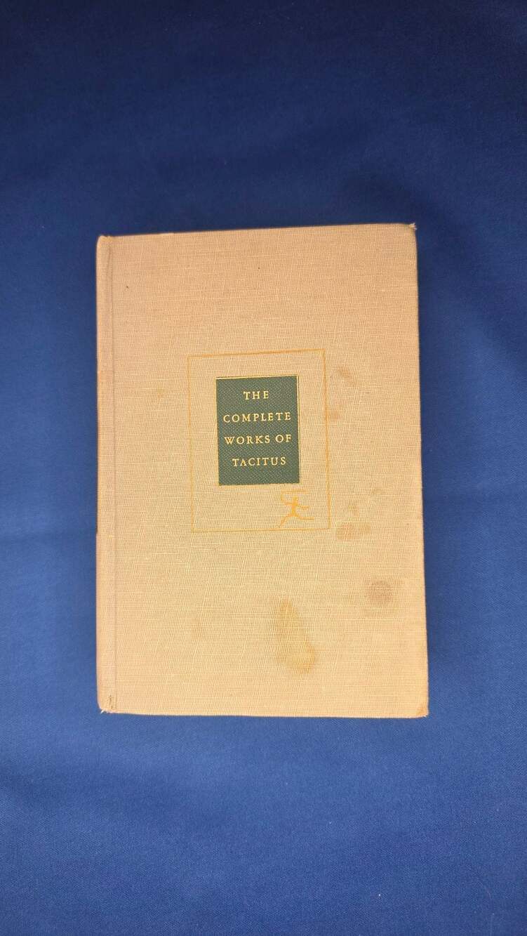 The Complete Works of Tacitus Modern Library Hardcover 1942